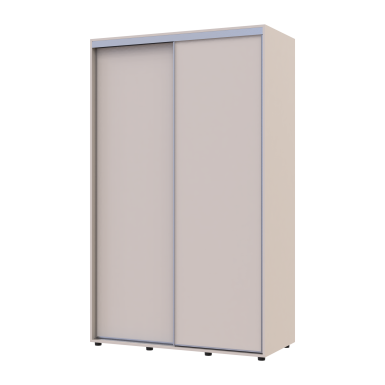 Tolóajtós gardróbszekrény Doros Sigma Slim kasmír 2 ajtó 130x60x214.4 (42005456)