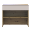 Cipősszekrény Doros Szplit Artizán tölgy /kasmír bútorlap 940x39x80 (41901270)