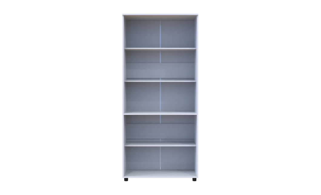 Nyílóajtós gardrobszekrény Doros Thorn Fehér 2 ajtó polcokkal 90x51,6x200 (44900436)