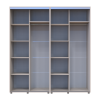 Tolóajtós gardróbszekrény Doros Sigma Slim kasmír 2+2 ajtó 200x60x214.4 (42005587)