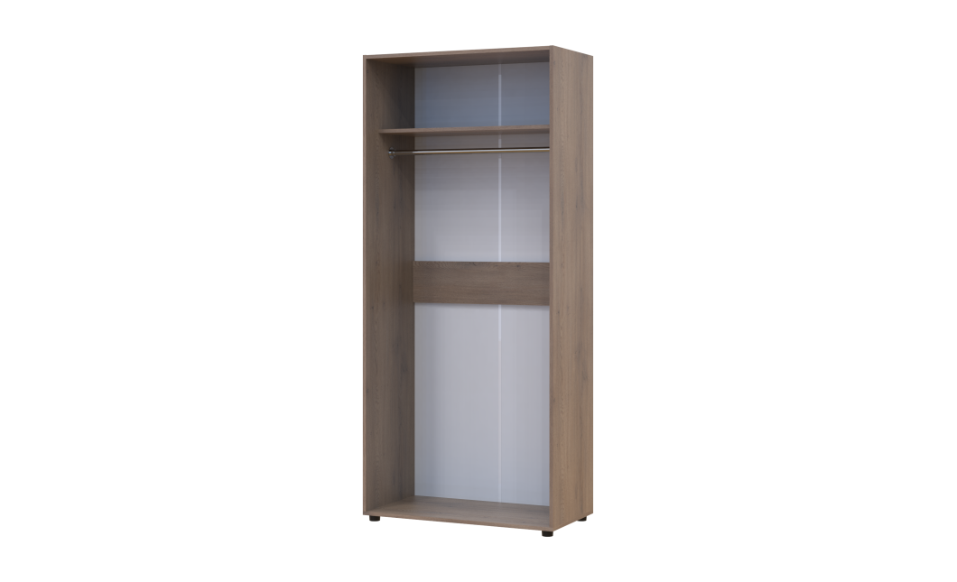 Gardróbszekrény Doros Kasper Cremona Cannolo 2 ajtó 90x48x204 (44900548)