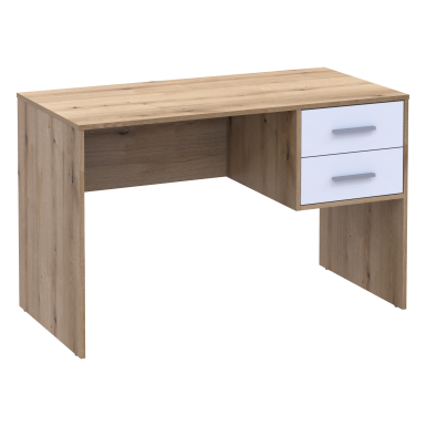 Számítógépasztal Doros T2 Ewok tölgy / Fehér 120x60x75 (81339331)