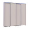 Tolóajtós gardróbszekrény Doros Sigma Slim kasmír 2+2 ajtó 220x45x214.4 (42005590)