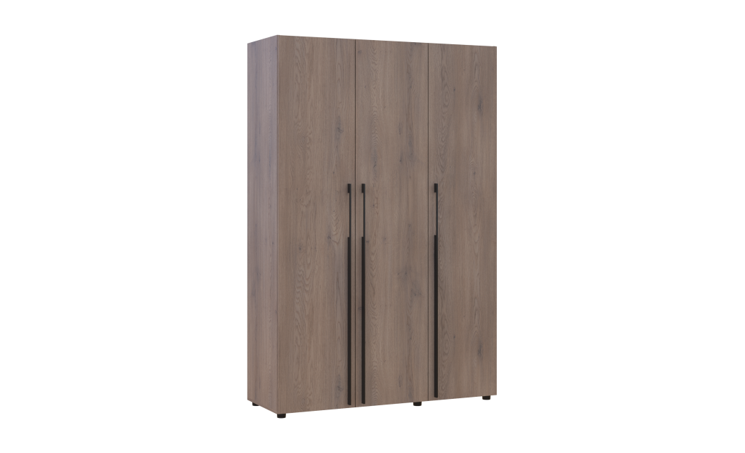 Gardróbszekrény Doros Kasper Cremona Cannolo 3 ajtó 135x48x204 (44900550)