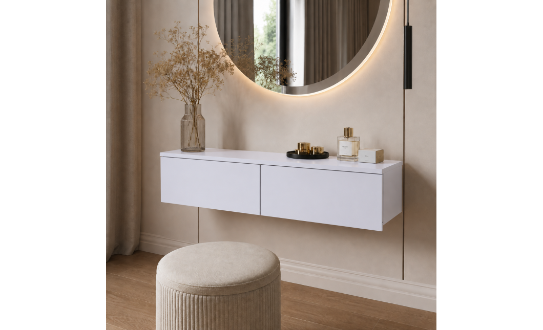 Smink asztal Doros Levia Fehér 2F 100х32х22 (41516092)