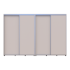 Tolóajtós gardróbszekrény Doros Sigma Slim kasmír 2+2 ajtó 320x45x214.4 (42005610)