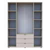 Nyílóajtós gardróbszekrény Doros Gelár kasmír 4 bútorlap 155x49,5x203,4 (80737634)