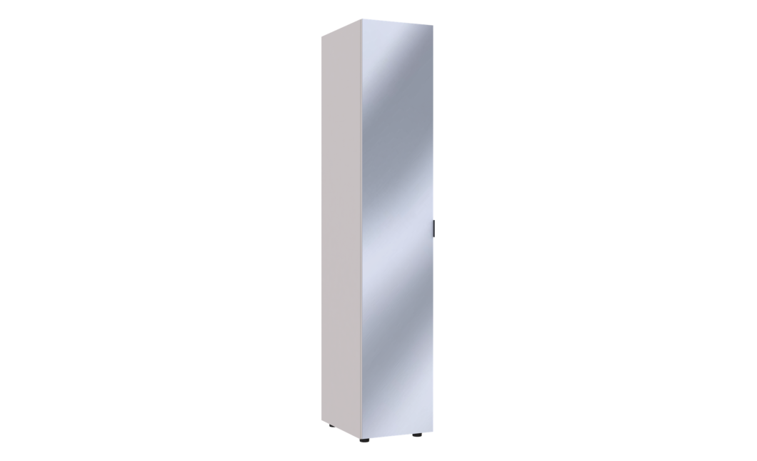 Nyílóajtós gardróbszekrény Doros Gelár kasmír Tükör 39x49,5x203,4 (80737635)