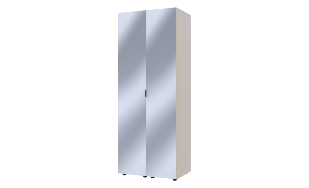 Gardróbszekrény szett Doros Gelár kasmír 2 Tükör 78x49,5x203,4 (42005103)