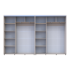Tolóajtós gardróbszekrény Doros Sigma Slim kasmír 2+2 ajtó 340x45x214.4 (42005614)