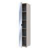 Nyílóajtós gardróbszekrény Doros Gelár kasmír Tükör 39x49,5x203,4 (80737635)