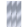 Gardróbszekrény szett 3 Tükör Doros Gelár kasmír 117x49,5x203,4 (42005104)