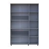 Nyílóajtós gardrobszekrény Doros Thorn Szürke 3 ajtó polcokkal 135x51,6x200 (44900488)