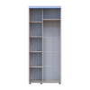 Tolóajtós gardróbszekrény Doros Sigma Slim kasmír 2 ajtó 100x45x214.4 (42005444)
