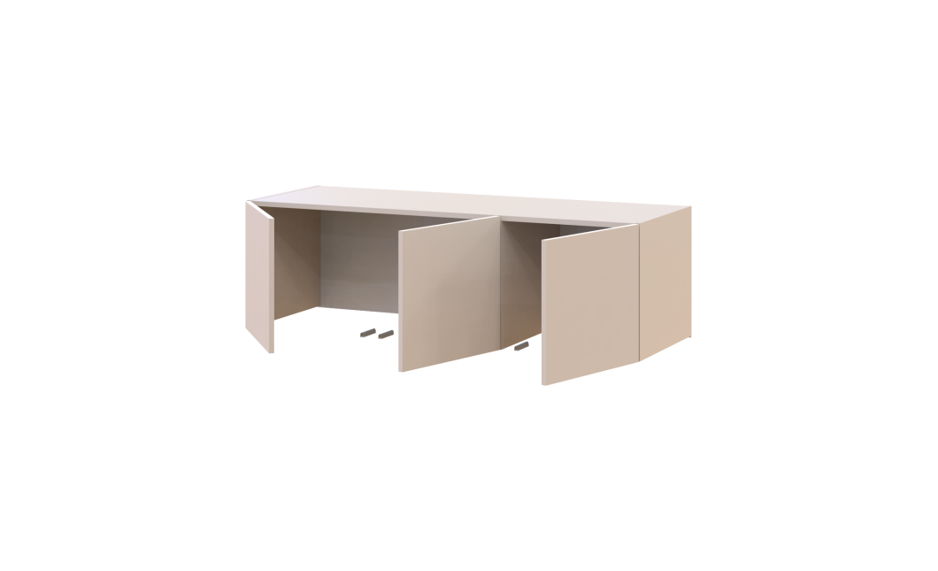 Magas felsőszekrény Kasper Kasmír 3 ajtó 135x48x41 (41516326)