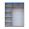 Tolóajtós gardróbszekrény Doros Sigma Slim kasmír 2 ajtó 170x45x214.4 (42005451)