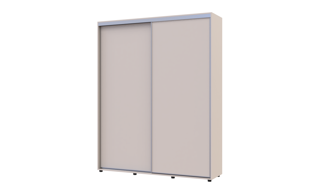 Tolóajtós gardróbszekrény Doros Sigma Slim kasmír 2 ajtó 170x45x214.4 (42005451)
