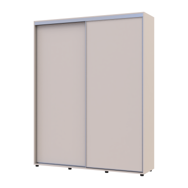 Tolóajtós gardróbszekrény Doros Sigma Slim kasmír 2 ajtó 170x45x214.4 (42005451)