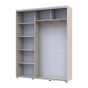 Tolóajtós gardróbszekrény Doros Sigma Slim kasmír 2 ajtó 170x45x214.4 (42005451)