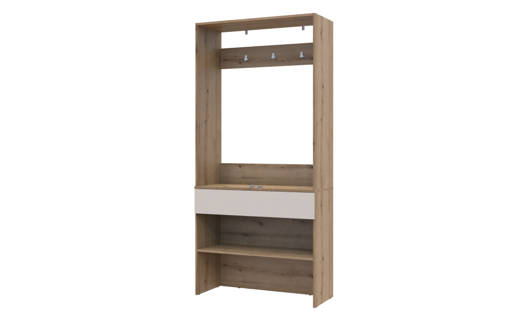 Előszobaszekrény Doros Szplit bútorlap 94x39x200 (44900270)