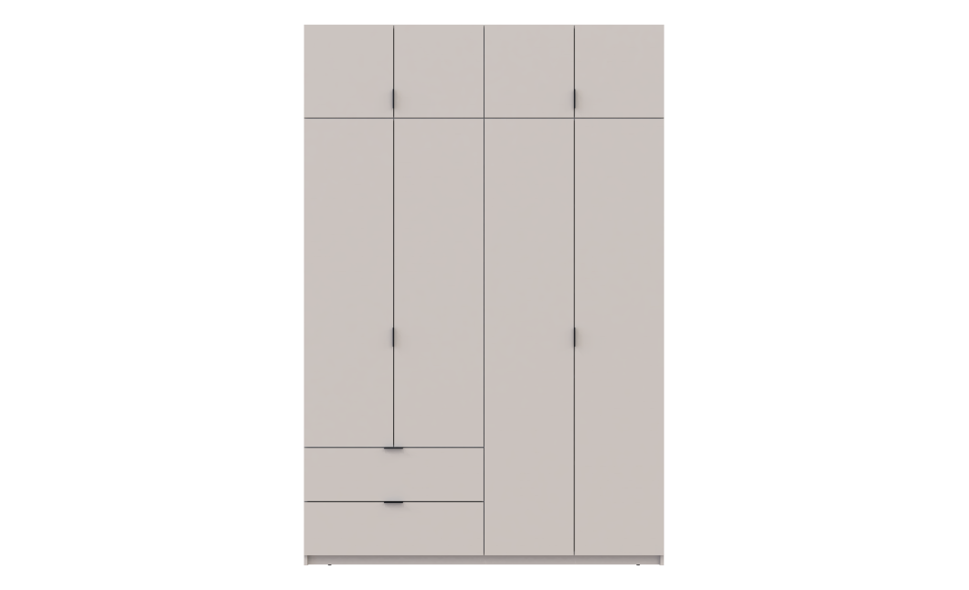 Nyílóajtós gardróbszekrény Doros Lukas kasmír/kasmír 160x50x240 (80737728)