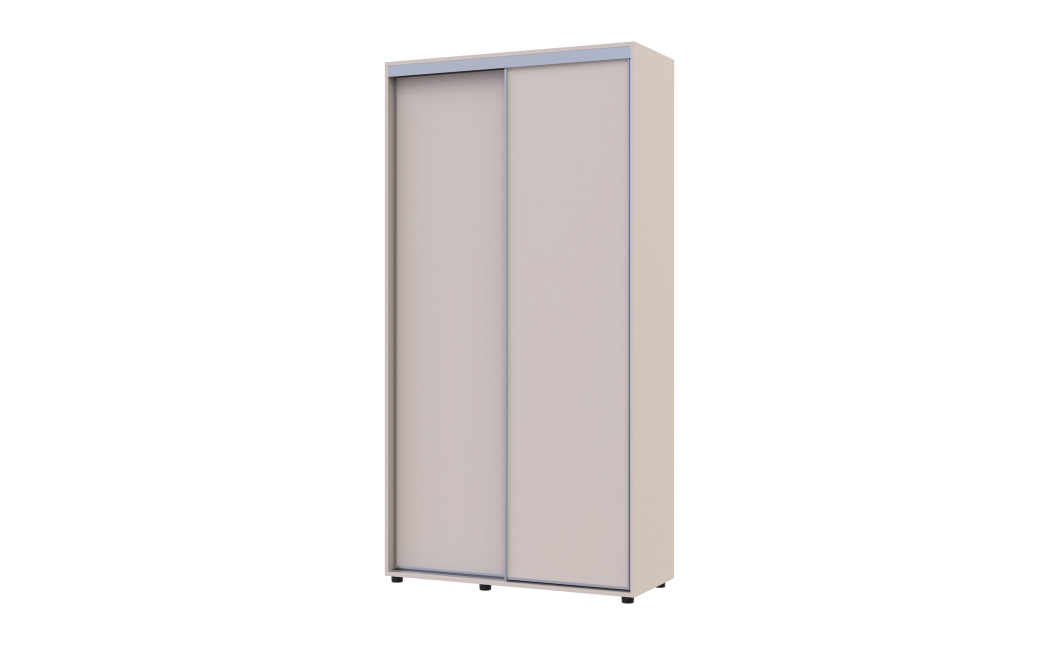 Tolóajtós gardróbszekrény Doros Sigma Slim kasmír 2 ajtó 110x45x214.4 (42005445)