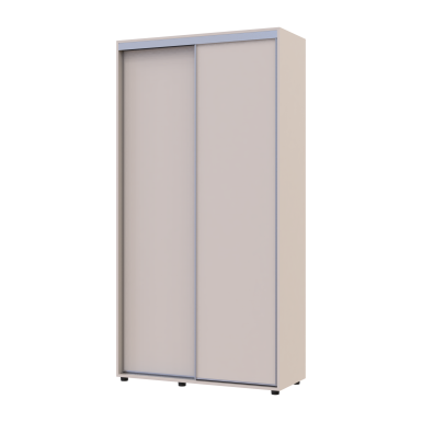 Tolóajtós gardróbszekrény Doros Sigma Slim kasmír 2 ajtó 110x45x214.4 (42005445)