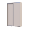 Tolóajtós gardróbszekrény Doros Sigma Slim kasmír 2 ajtó 130x45x214.4 (42005447)