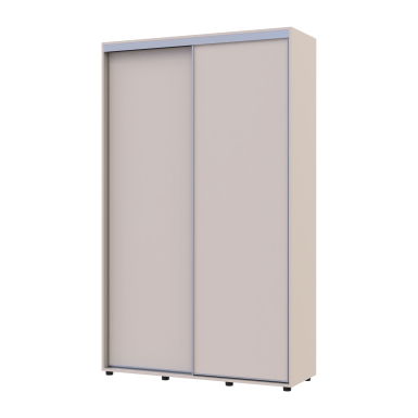 Tolóajtós gardróbszekrény Doros Sigma Slim kasmír 2 ajtó 130x45x214.4 (42005447)
