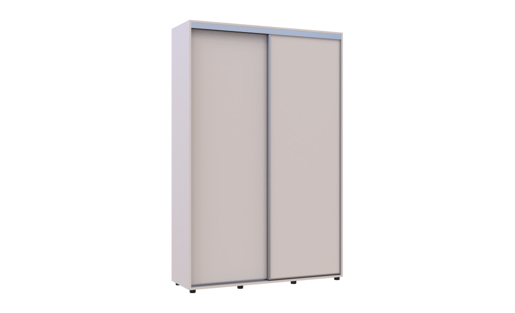 Tolóajtós gardróbszekrény Doros Sigma Slim kasmír 2 ajtó 140x45x214.4 (42005448)