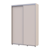 Tolóajtós gardróbszekrény Doros Sigma Slim kasmír 2 ajtó 140x45x214.4 (42005448)