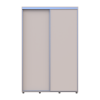 Tolóajtós gardróbszekrény Doros Sigma Slim kasmír 2 ajtó 140x45x214.4 (42005448)