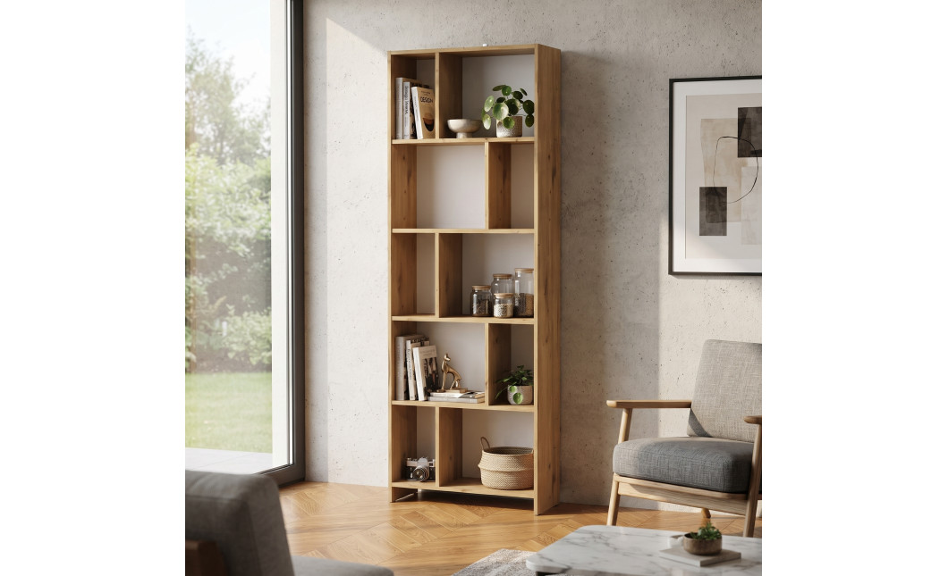Polcrendszer Doros Student Artisan Tölgy 63×22×180 (41516257)