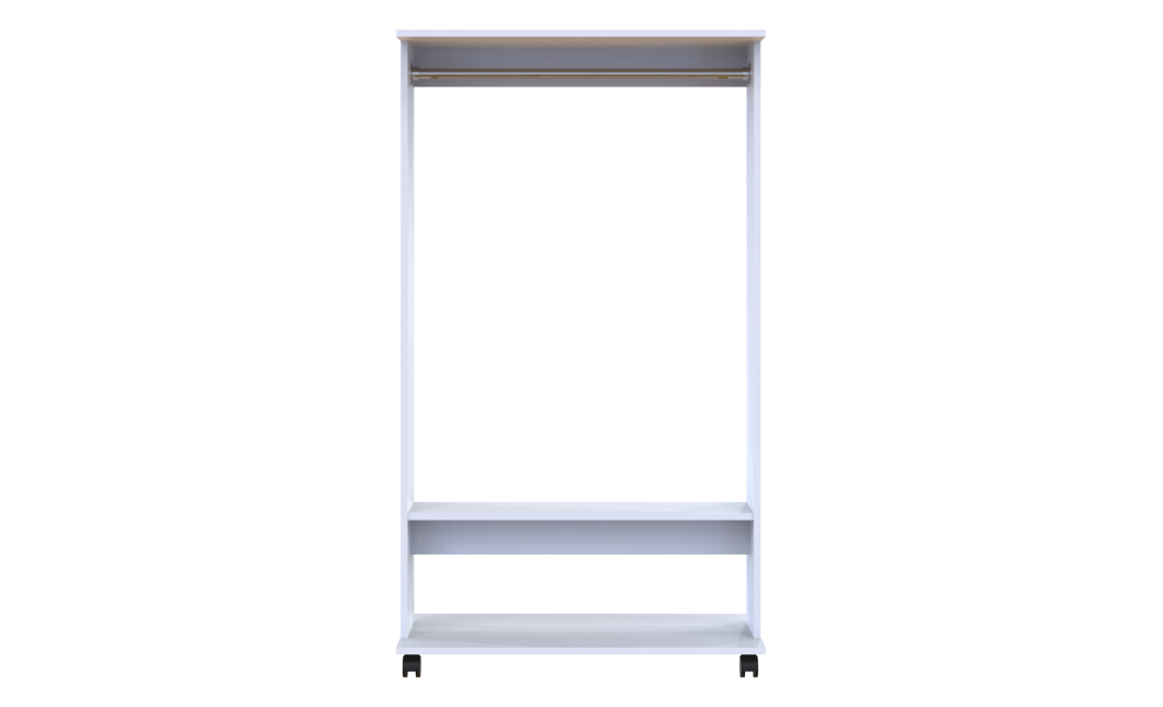 Ruhaállvány Doros D2 Fehér 85x41.6x150 (41510080)