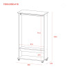 Ruhaállvány Doros D2 Sonoma tölgy 85x41.6x150 (41510081)