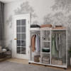 Ruhaállvány Doros D3 Fehér 130x40.6x121 (41510082)