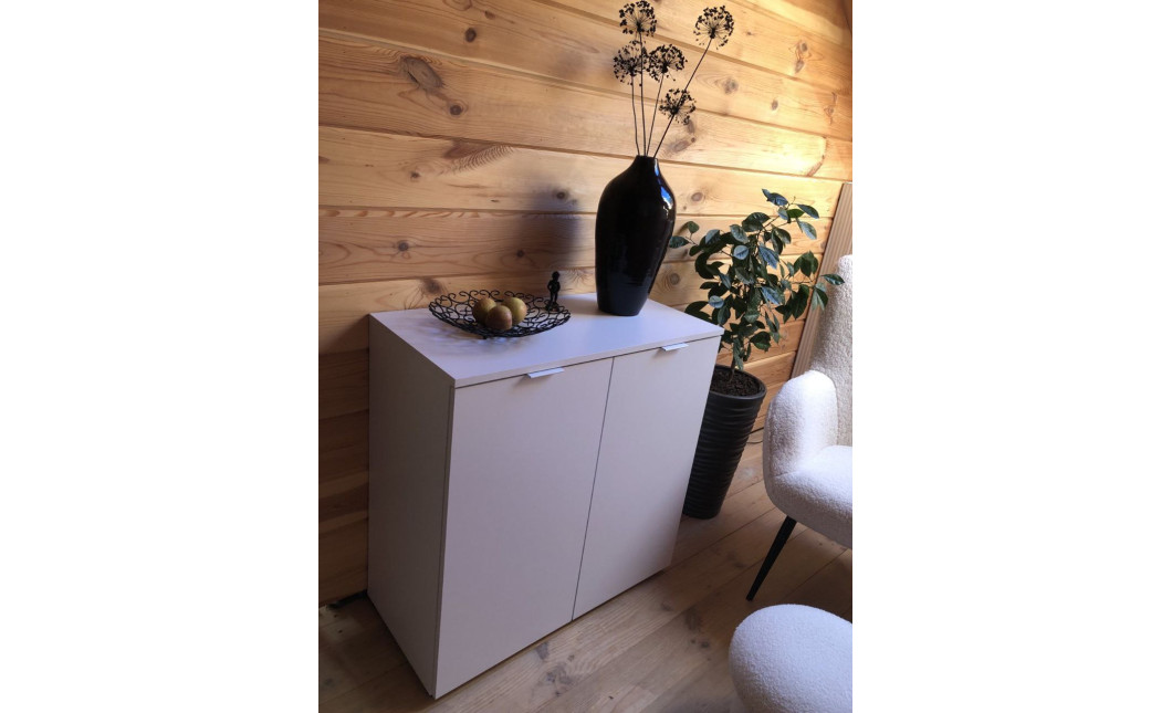 Komód Doros Ron 3 2 bútorlap Fehér 80x38x81 (41516001)