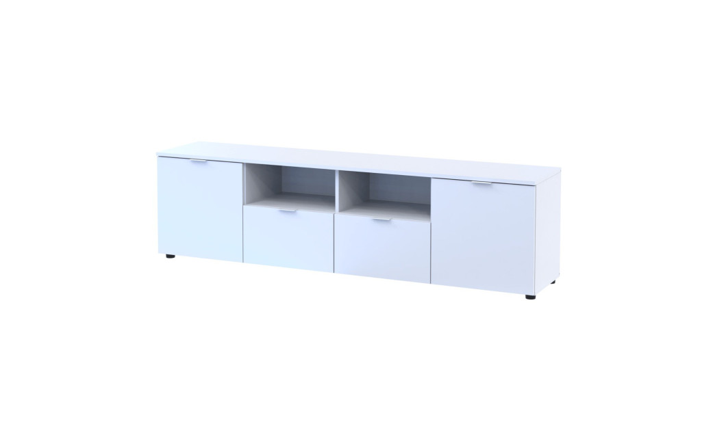 Komód Doros Ron 4 Fehér 2 bútorlap 2 Fiók 180x38x50 (44900221)