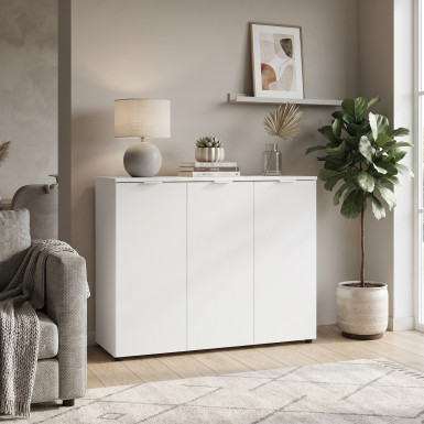 Komód Doros Ron 6 3 bútorlap Fehér 120x38x100 (41515999)