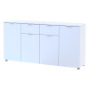 Komód Doros Ron 7 Fehér 4 bútorlap 2 Fiók 160x38x81 (44900222)