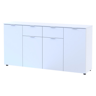 Komód Doros Ron 7 Fehér 4 bútorlap 2 Fiók 160x38x81 (44900222)