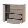 Komód Doros GС1 Sonoma tölgy 100x40x81.7 (41510077)