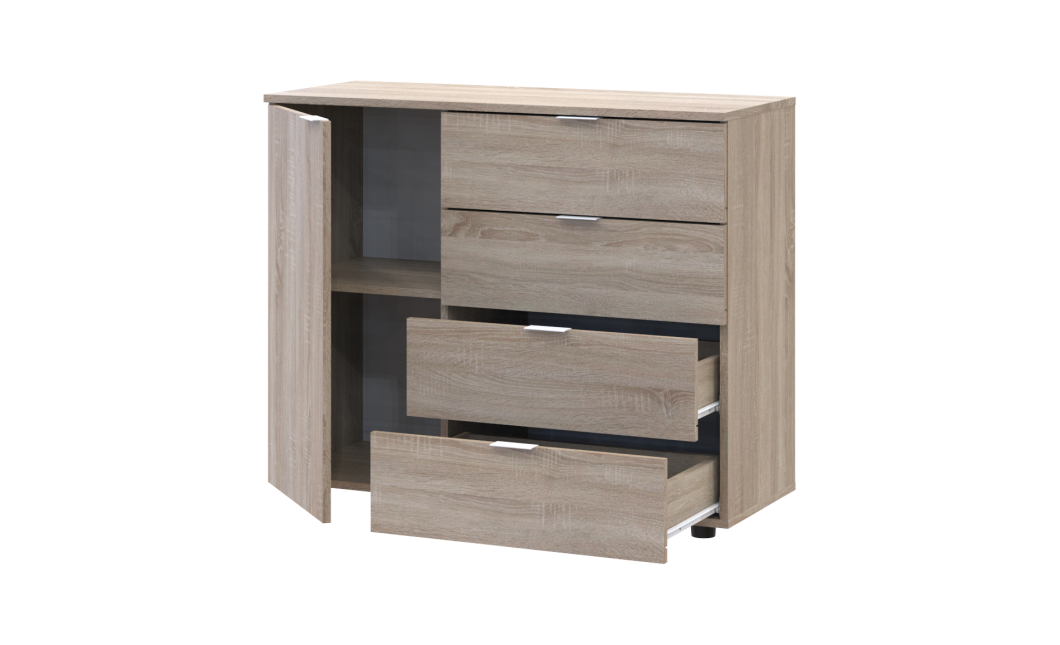 Komód Doros GС1 Sonoma tölgy 100x40x81.7 (41510077)