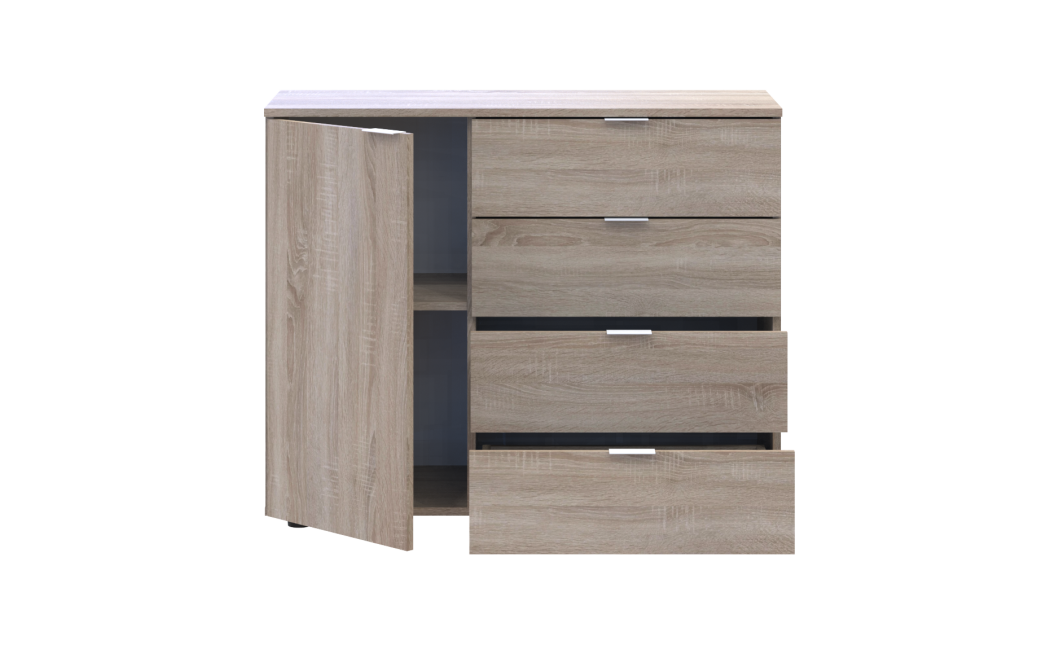 Komód Doros GС1 Sonoma tölgy 100x40x81.7 (41510077)