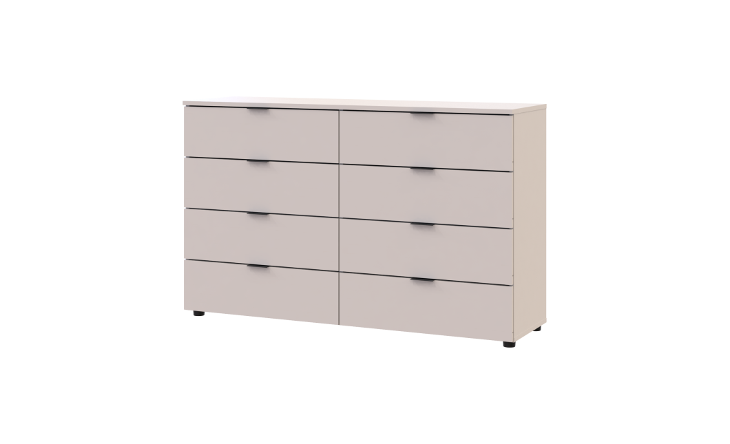 Komód Doros Ron 8 Kasmír  8 fiók 130x38x81 (41516171)