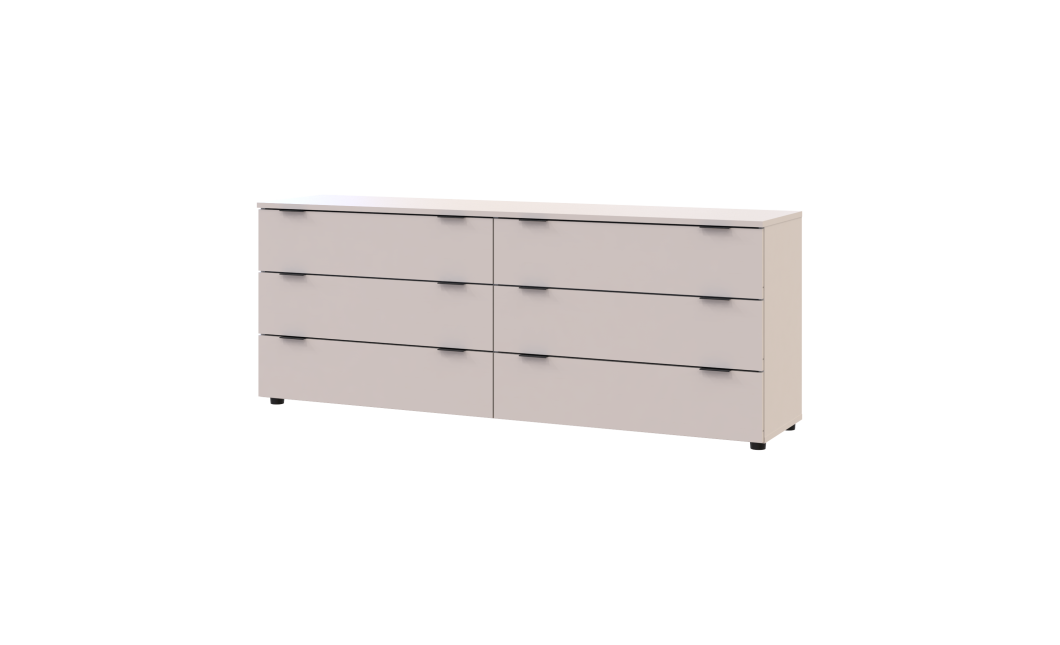 Komód Doros Ron 9 Kasmír  6 fiók 160x38x62 (41516174)