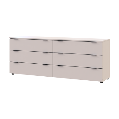 Komód Doros Ron 9 Kasmír  6 fiók 160x38x62 (41516174)