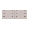 Komód Doros Ron 9 Kasmír  6 fiók 160x38x62 (41516174)
