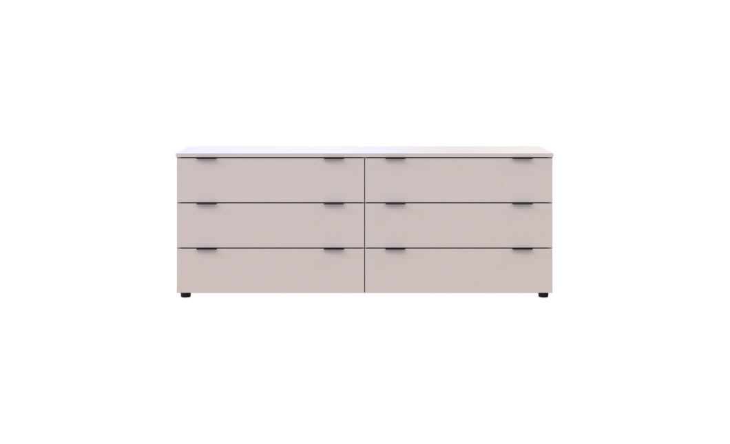 Komód Doros Ron 9 Kasmír  6 fiók 160x38x62 (41516174)