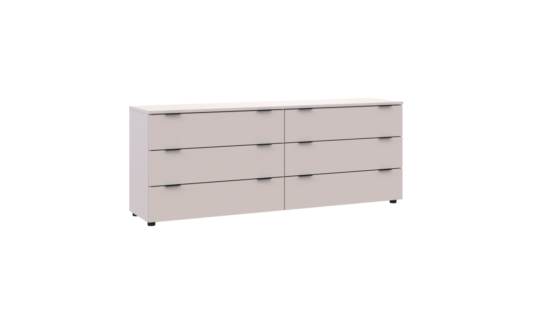 Komód Doros Ron 9 Kasmír  6 fiók 160x38x62 (41516174)
